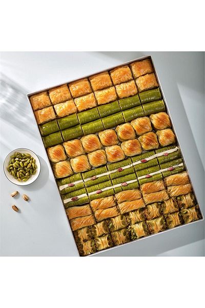 Transformacion Baklava Tray Aluminum 35x26 cm