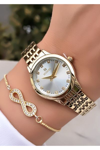 Homies Waterproof Women's Wristwatch and Bracelet Gift - Brand Original Billed