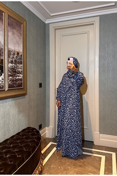 Lagom Pamuklu, Yumuşak, Çantalı Ve Şık Tesettür Namaz Elbisesi - Kaliteli, Es...