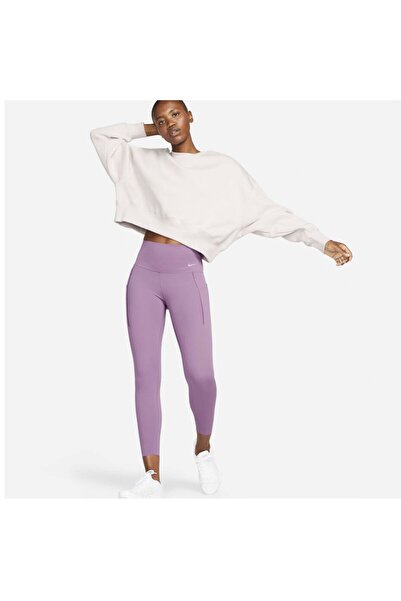 Nike Evrensel Kadın Orta Destekli Yüksek Belli 7/8 Cepli Tayt