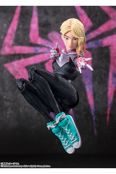 BANDAI Spider-Gwen Across the Spider-Verse -1610 Rooftop Ver Figure