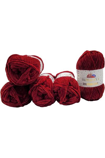 Himalaya Dolphin Star Pack of 5 Velvet Knitting Threads