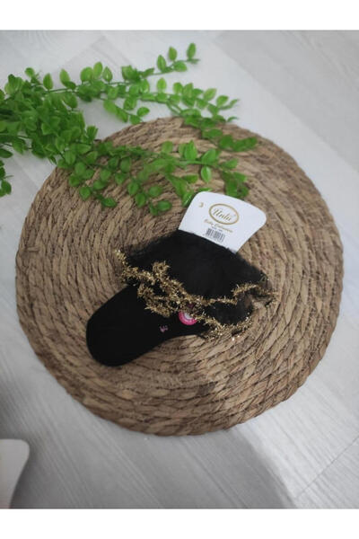 ZARİNA Bebek Çocuk Simli Dantelli Çorap