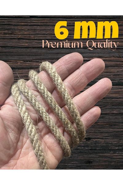 izmir Bitpazarı 6mm 10 Meters - Cat Scratching Rope Cat Scratching Line