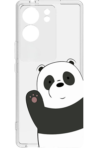 INFINIX ZERO30 (X6731B) Baskılı ve Kamera Korumalı Şeffaf Renk Silikon Kılıf