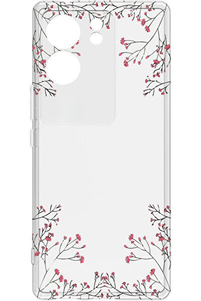 INFINIX ZERO30 (X6731B) Baskılı ve Kamera Korumalı Şeffaf Renk Silikon Kılıf