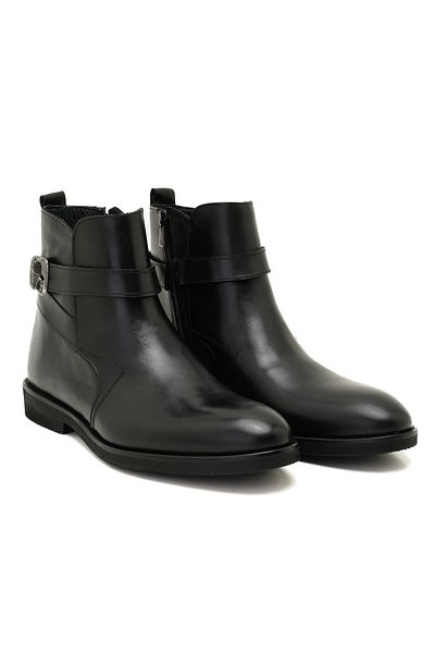 Desa Ανδρικές δερμάτινες μπότες Willshire Black