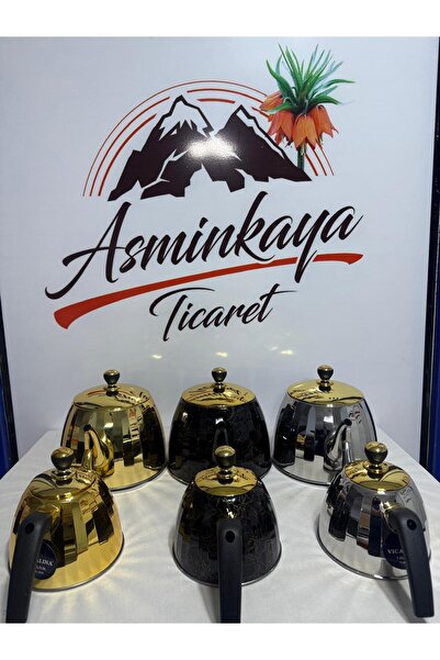 VICALINA vıcalına çaydanlık seti ithal Model Alman Markası Paslanmaz Çelik Çaydanlık &Ocak üstü Isıtıcı