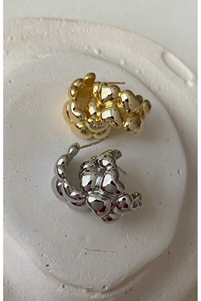 Bubbleatelier Special Series Gold Heart Earrings