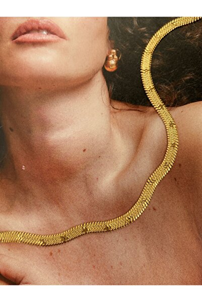 Pinery Jewels قلادة ذهبية نسائية من الفولاذ المقاوم للتشويه مع نجوم سلسلة إيطالية