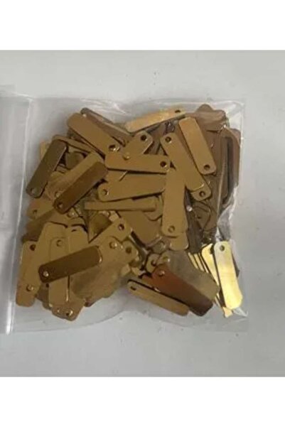 ÇEÇEN HOME (3 Paket) Sarı UZun Plastik Oya boncuğu 250gr