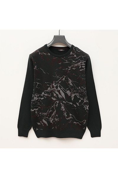 Dio Rise Men's Raffless Long Sleeve Slim Crew Neck Sweatshirt - 180978   - Nefti