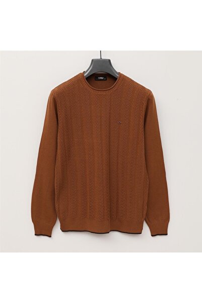 Dio Rise Erkek Uzun Kol İnce Sweatshirt - 189398 - Hardal