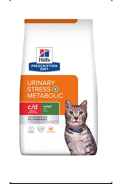 Hill's Prescription Diet Urinary, Stress, Metabolic C/d Tavuklu Kedi Kuru Mam...