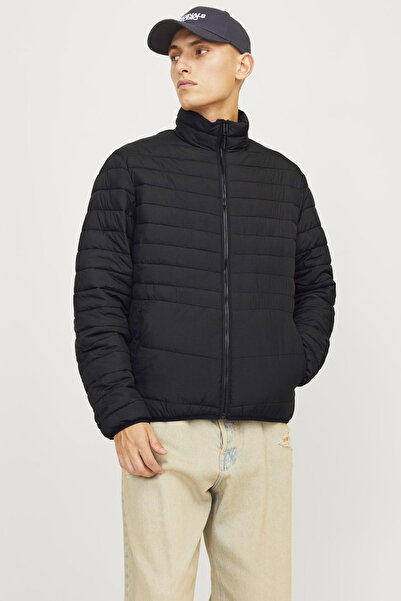 Jack & Jones Men's Foldable Wind-Resistant Puffer Coat - State