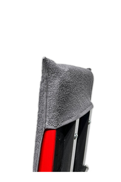 Ellaline Спортивний фітнес-рушник з клапаном, 100% бавовна, сертифікований, рушник для лавки та шиї, можна одягати | 30x105