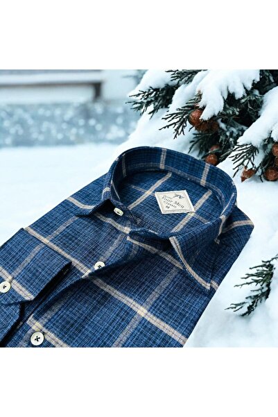 EREN STYLE قميص الحطاب الشتوي للرجال (قصة عادية)