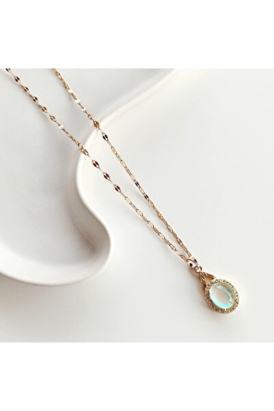 Vesce Atelier Coral gold Çelik Kolye