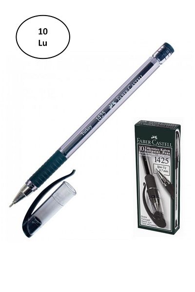 Easy Tedarik Adel FC 1425 - 10-Piece Needle Point Ballpoint Pen Set