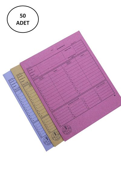 Easy Tedarik Özkan Baro File Court File 50 Pcs Pink Bm650 - Cbt7773-4968
