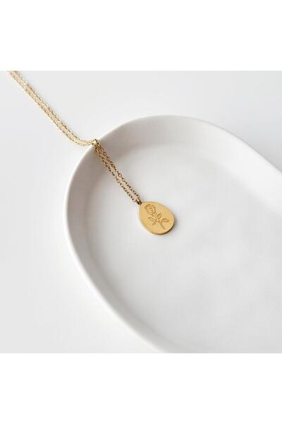 Vesce Atelier قلادة مون الصلب