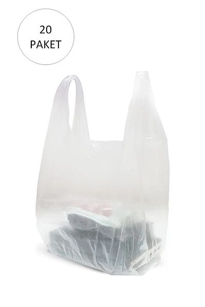 Easy Tedarik 6,000 Transparent Athlete Bags - Small Size 24x43 cm, 20 Packs