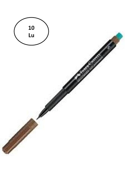 Easy Tedarik Faber Castell Permanent Brown Colored Set of 10