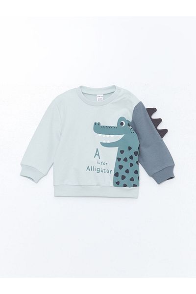 LC Waikiki Lcw Printed Baby Boy Tracksuit Set