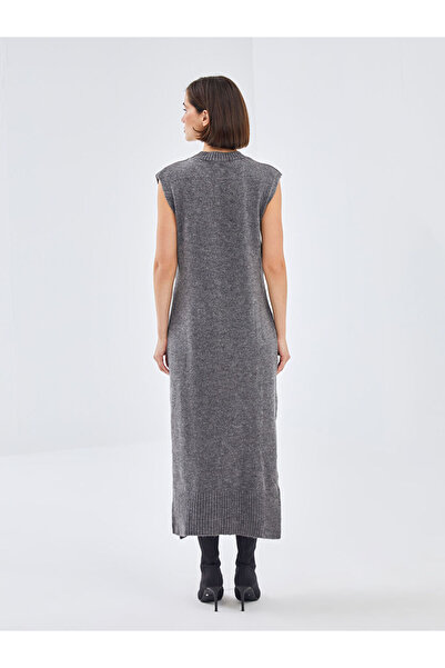 LC Waikiki LCW Bisiklet Yaka Kadın Triko Elbise