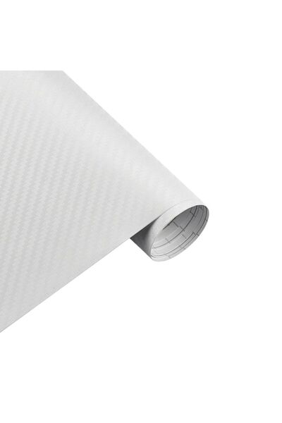 TASARIM TABELA Folie de carbon albă autoadezivă 70x50cm