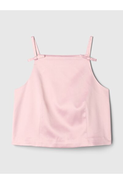 GAP KadınKare Yaka Saten Bluz