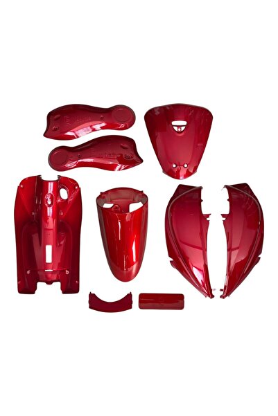 monero E-Bike Dünya Kaporta Seti (Kırmızı) (Kral Güneş, Stmax Dora Uyumlu) (Today Tipi)