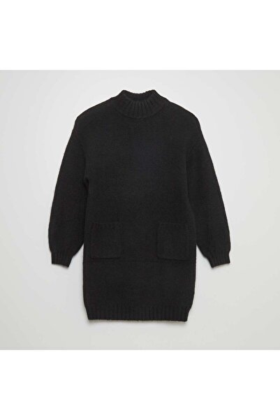 KIABI Knit jumper dress black