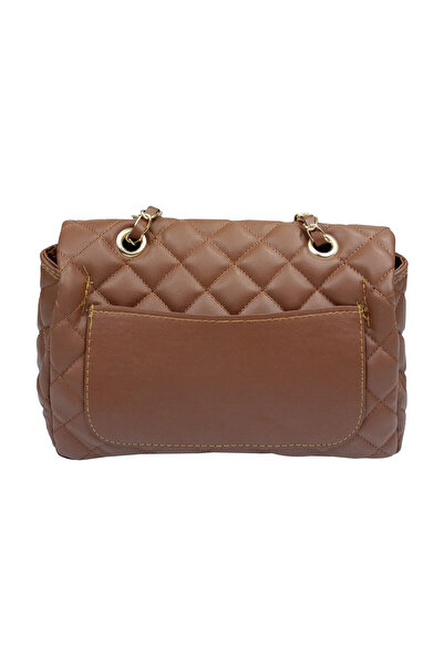 Sia Çanta Kapitone Desenli Örgü Zincir Askılı Iç & Arka Telefon Cepli Omuz Çanta