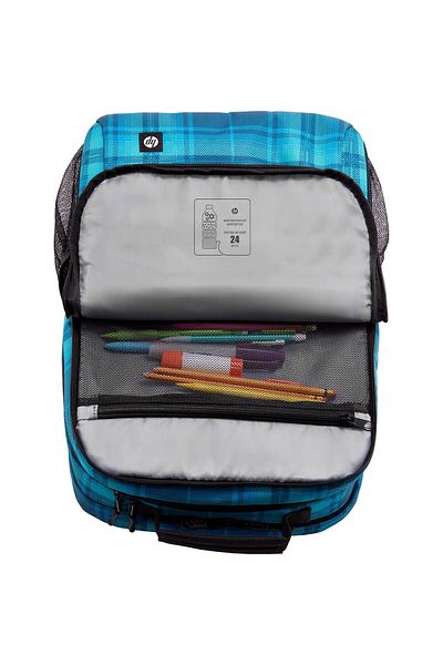 HP حقيبة ظهر Campus XL 16.1 منقوشة باللون الأزرق - 7j594aa