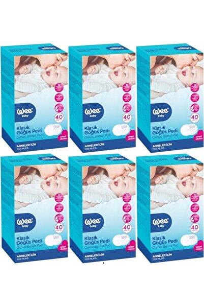 Wee Baby Klasik Göğüs Pedi (40 LI) 240 Adet (6PK*40)