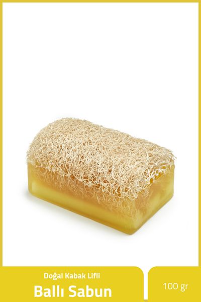 The Touch By Seda Altın Natural Pumpkin Fiber Honey Soap