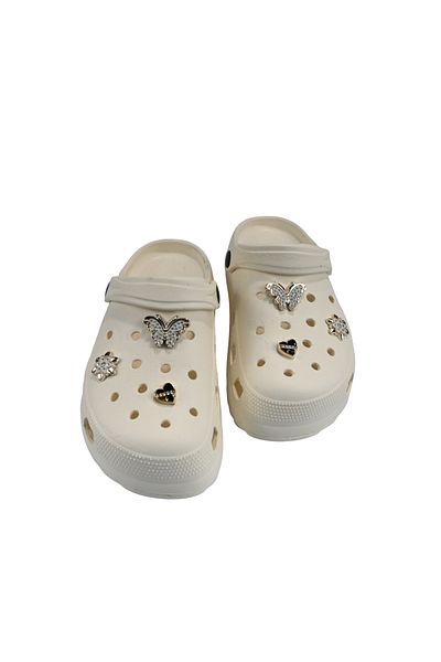Sia Çanta Light and Comfortable Jewelled Fancy Butterfly Sandals Slippers