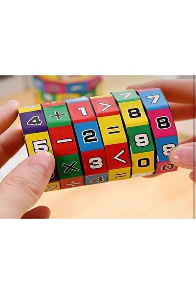 AyasEğiticiOyuncak Zeka Küpü Eğitici Oyuncak Matematik Sayılar Sihirli Küp Dö...