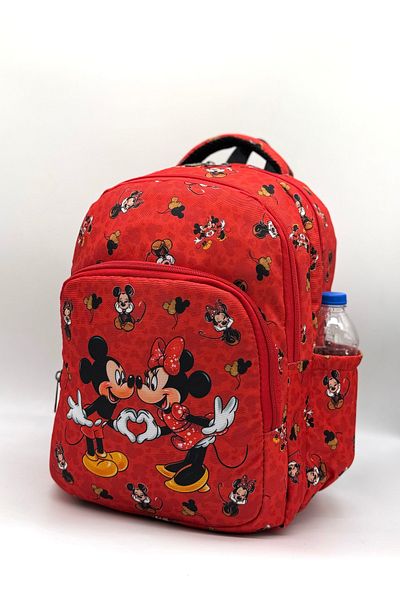 Bevitton Girl's Primary School Bag Character Printed Orthopedics Set of 3 Red Primary School Bag