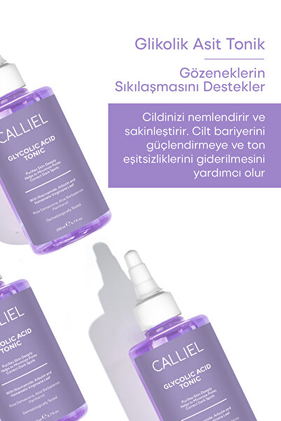 CALLİEL Leke Karşıtı Gözenek Sıkılaştırıcı Glikolik Asit Tonik 200 Ml