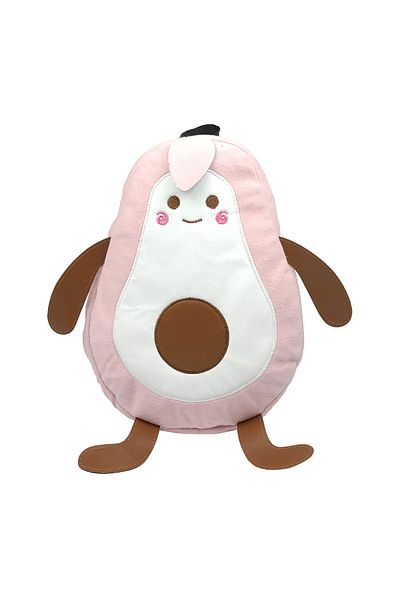 Sia Çanta Avocado Fleece Fabric Zippered Washable Lightweight Cute Sweet Children's Bag