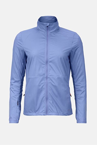 Tchibo Women Sportswear Fit Solid Wind Breaker Jacket, Lavender