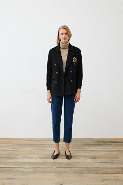 TERZİ DÜKKANI PREMIUM SELECTION YÜN KAŞMİR BLAZER CEKET SİYAH