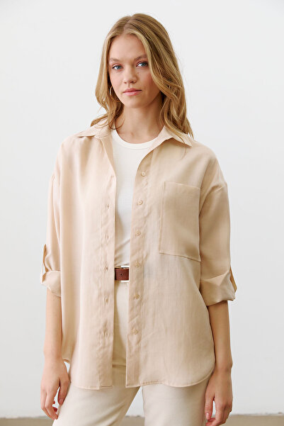 urban focus Oversize Shirt with Epaulettes