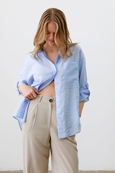 urban focus Apoletli Oversize Gömlek