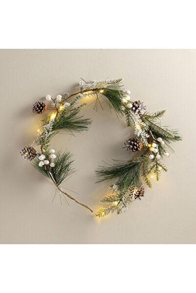 Chakra Alod Yılbaşı Dekoru Beyaz/Yeşil