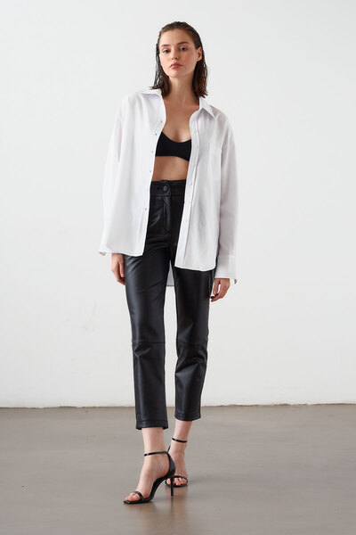 urban focus Oversize Shirt with Wide Cuffs