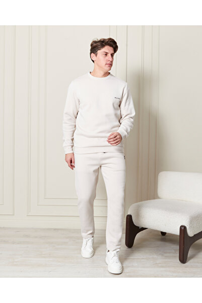 Bella Dossi Σετ ανδρικής φόρμας Premium Class με λογότυπο, βαμβακερό χτενισμένο με 3 κλωστές