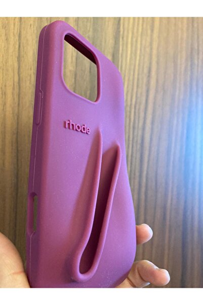 Newon حافظة لهاتف آيفون 16 برو ماكس راسبيري جيلي رود ليب مع شعار